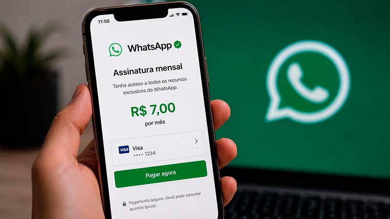 A Meta inicia a cobrança por mês para contas no Brasil. A taxa cobre custos de servidores e automação, alterando o modelo de receita do aplicativo.
