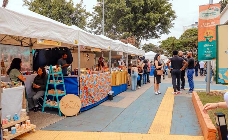 Parque Municipal Salvador Arena, no Rudge Ramos, sediou neste fim de semana evento de estímulo à economia criativa e ao turismo local
