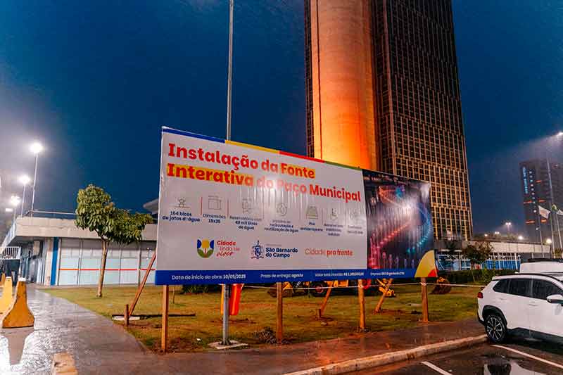 Espaço lúdico faz parte das intervenções do programa Cidade Linda de Viver, como parte da zeladoria do cartão postal da cidade e será entregue em agosto, mês de aniversário do município